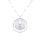 Collier Messika Move Lucky - Sautoir en or blanc et diamants 58 Facettes 33236