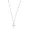 Collier Collier pendentif croix en or blanc 18k et diamants 58 Facettes BO/240006/