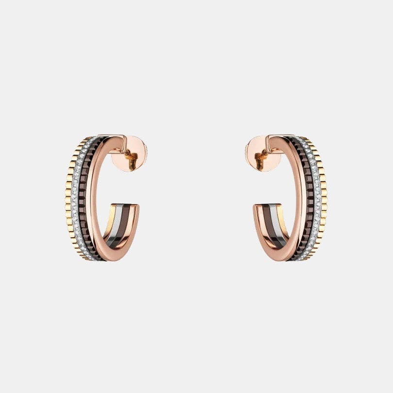 Boucles d'oreilles Quatre Or Diamant 0.28ct