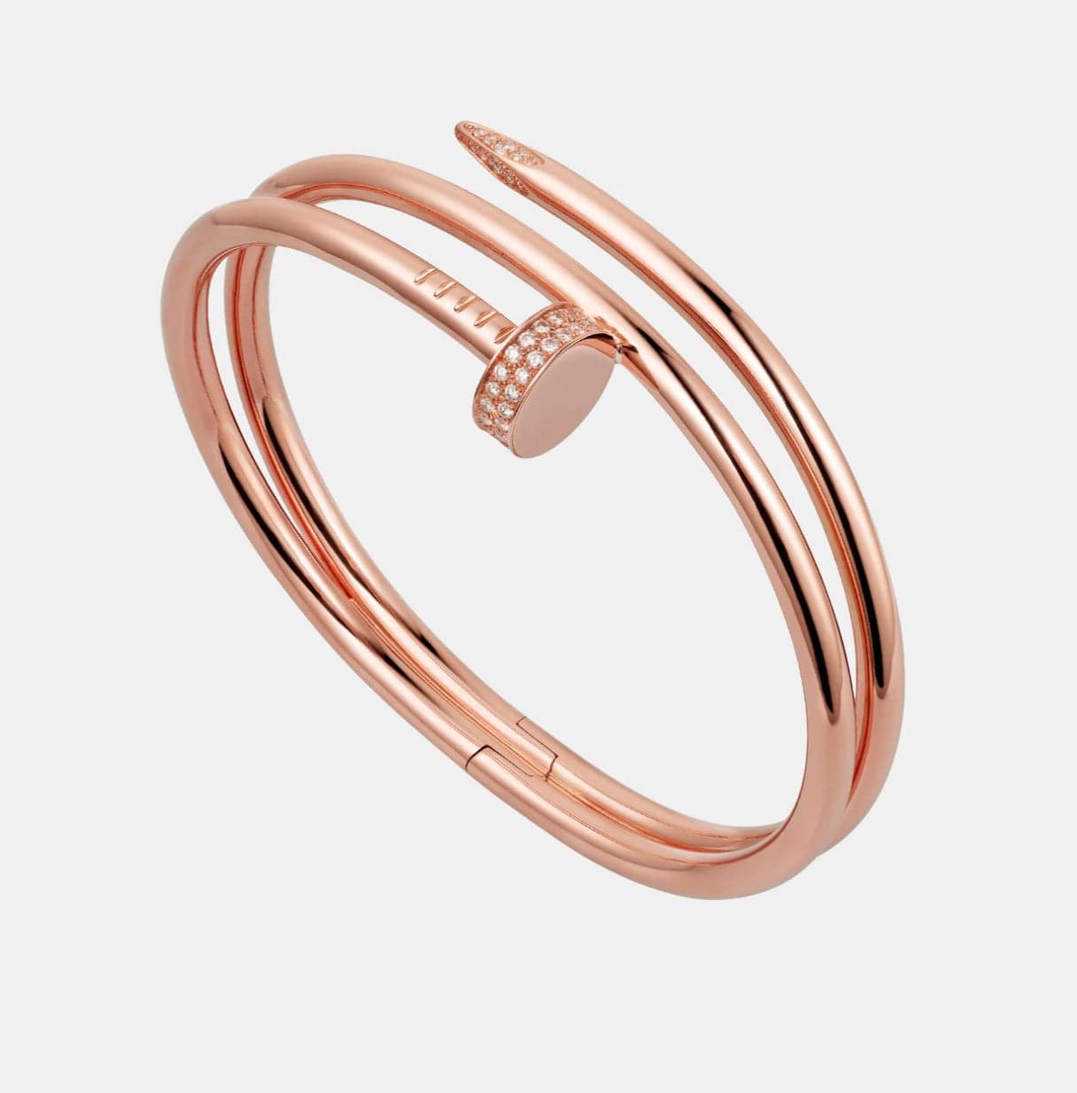 Bracelet Juste un Clou Or Rose 62 Diamants