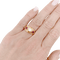 Bague 51 Bague jonc en or jaune et platine avec diamant et rubis 58 Facettes 34341