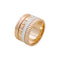 Bague 56 Boucheron Quatre Radiant Édition - Bague en or rose et blanc et diamants 58 Facettes 35015