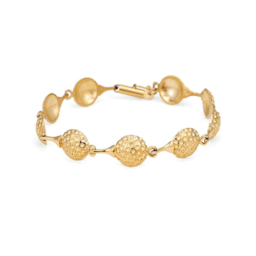 Bracelet 47 Bracelet à maillons balle de golf en or jaune 14k 58 Facettes G12157