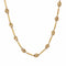 Collier Collier vintage à maillons fantaisie en or jaune 14 carats 58 Facettes G12257