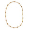Collier Collier vintage à maillons fantaisie en or jaune 14 carats 58 Facettes G12257