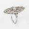Bague 49 Bague ancienne édouardienne navette en platine 900 et diamants 58 Facettes G12365