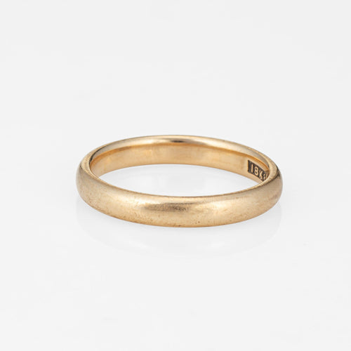 Bague 60 JR Wood & Sons - Bague alliance Art déco en or jaune 18 carats 58 Facettes G12955
