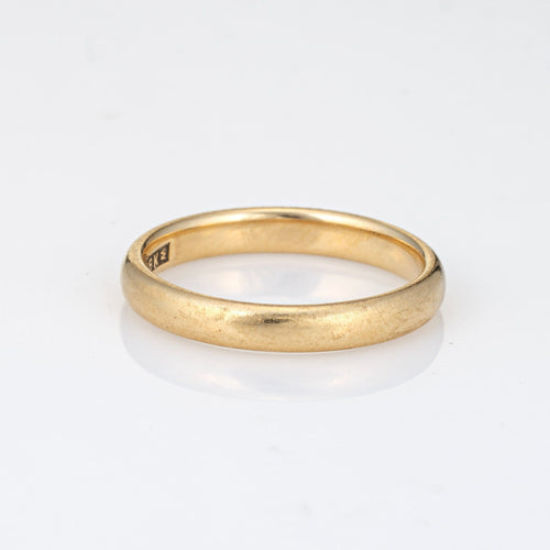 Bague 60 JR Wood & Sons - Bague alliance Art déco en or jaune 18 carats 58 Facettes G12955