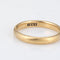 Bague 60 JR Wood & Sons - Bague alliance Art déco en or jaune 18 carats 58 Facettes G12955