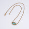 Montre Art nouveau - Collier chaîne de montre ancien en or jaune et turquoise 58 Facettes G13032