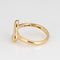 Bague 53 Angela Cummings - Bague cœur vintage en or jaune 18 carats 58 Facettes G13407