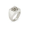 Bague 53.5 Cartier - Bague chevalière vintage en platine 950 gravée 58 Facettes G13443