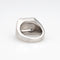 Bague 53.5 Cartier - Bague chevalière vintage en platine 950 gravée 58 Facettes G13443