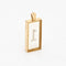 Pendentif Pendentif cube « Number 1 » vintage en or jaune 14k et diamants 58 Facettes G13482