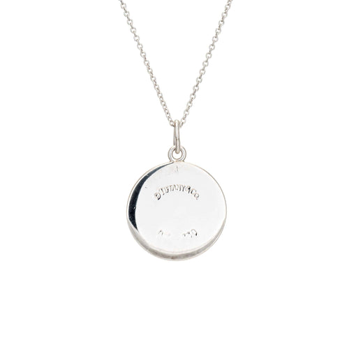 Collier Tiffany & Co - Collier corde en argent et or jaune 18k, initiales GM 58 Facettes G13537