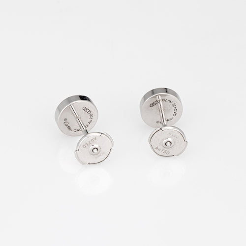 Boucles d'oreilles Cartier LOVE - Boucles d’oreilles puces en or blanc 18 carats 58 Facettes G13604