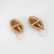 Boucles d'oreilles Boucles d’oreilles pendantes - Rubis et diamants en or jaune 18 carats 58 Facettes G13656