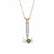 Collier Collier LOVE crayon - Pendentif en or jaune 14k, jade et diamants 58 Facettes G13666