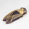 Pendentif Pendentif cigale vintage en or jaune 14k et améthyste sculptée 58 Facettes G13715