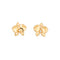 Boucles d'oreilles Cartier Caresse d'Orchidées - Boucles d'oreilles en or jaune et diamants 58 Facettes G13770