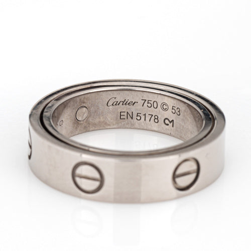 Bague 53 Cartier Love Secret - Bague en or blanc 18 ct 58 Facettes G13772