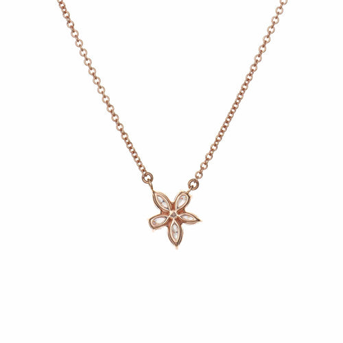 Collier Tiffany & Co Victoria - Collier en or rose 18k et diamants 58 Facettes G13859