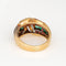 Bague Tiffany & Co - Bague vintage en or jaune 18k, émeraudes et diamants 58 Facettes G13864