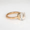 Bague 52 Pomellato Nudo - Bague en or jaune 18 carats et topaze blanche 58 Facettes G13875
