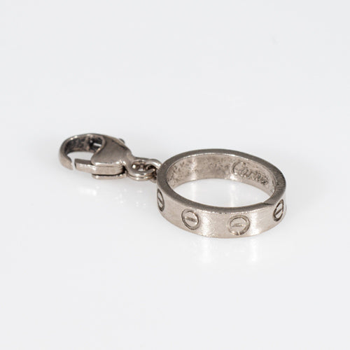 Pendentif Cartier Love - Pendentif charm en or blanc 18 carats 58 Facettes G13879