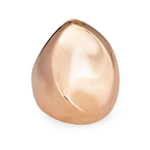 Bague 54 Bague sculpturale cocktail en or rose 14 carats 58 Facettes G13907