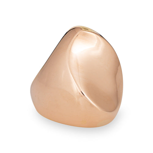Bague 54 Bague sculpturale cocktail en or rose 14 carats 58 Facettes G13907