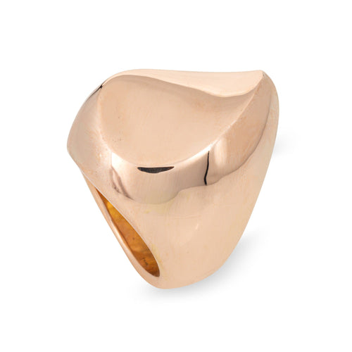 Bague 54 Bague sculpturale cocktail en or rose 14 carats 58 Facettes G13907