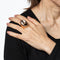 Bague 54 Bague sculpturale cocktail en or rose 14 carats 58 Facettes G13907