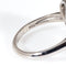 Bague 57 Art déco - Bague vintage en or blanc 14k, diamants et émeraudes 58 Facettes G13914