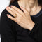 Bague 51 Van Cleef & Arpels - Bague cube vintage en or jaune 18k 58 Facettes G13924