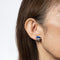 Boucles d'oreilles Larter & Sons - Boucles d’oreilles Art nouveau en or jaune 14k et émail 58 Facettes G13975