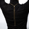Collier Collier vintage lariat à cœur coulissant en or jaune 18 ct et 14 ct 58 Facettes G13977