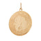 Pendentif Charm Angel Devil « I Love You » en or jaune 14k (années 1960) 58 Facettes G14002