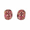 Boucles d'oreilles Boucles d'oreilles vintage en or jaune 18k, tourmalines roses et diamants 58 Facettes G14071