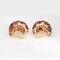 Boucles d'oreilles Boucles d'oreilles vintage en or jaune 18k, tourmalines roses et diamants 58 Facettes G14071