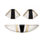 Boucles d'oreilles Cartier - Parure vintage boucles d’oreilles et broche en or jaune 18 ct, argent et onyx 58 Facettes G14098