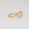 Bague 50 Cartier - Bague cœur pavée de diamants en or jaune 18 carats 58 Facettes G14115