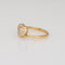 Bague 50 Cartier - Bague cœur pavée de diamants en or jaune 18 carats 58 Facettes G14115
