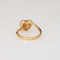 Bague 50 Cartier - Bague cœur pavée de diamants en or jaune 18 carats 58 Facettes G14115