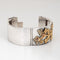 Bracelet Ilias Lalaounis - Bracelet manchette feuille de vigne en argent et or jaune 18 carats 58 Facettes G14121