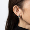 Boucles d'oreilles Tiffany & Co - Boucles d’oreilles créoles chevrons en argent et or jaune 18k 58 Facettes G14126