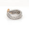 Bague Bulgari Serpenti Tubogas - Bague en or rose 18k, acier et diamants 58 Facettes G14146