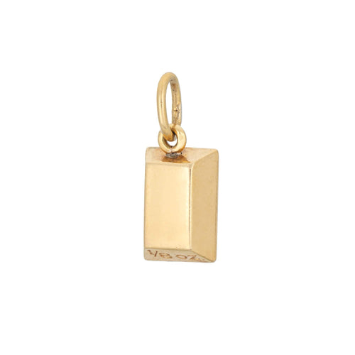Pendentif Cartier - Pendentif lingot vintage 1/8 oz en or jaune 18 carats 58 Facettes G14204