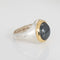 Bague Tiffany & Co - Bague bandeau en argent, or jaune 18k et hématite 58 Facettes G14213