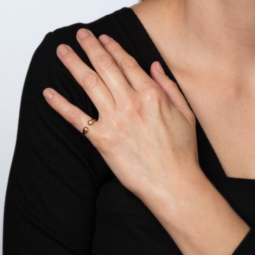 Bague 50 Cartier London - Bague vintage en or jaune 18k et diamant 58 Facettes G14220